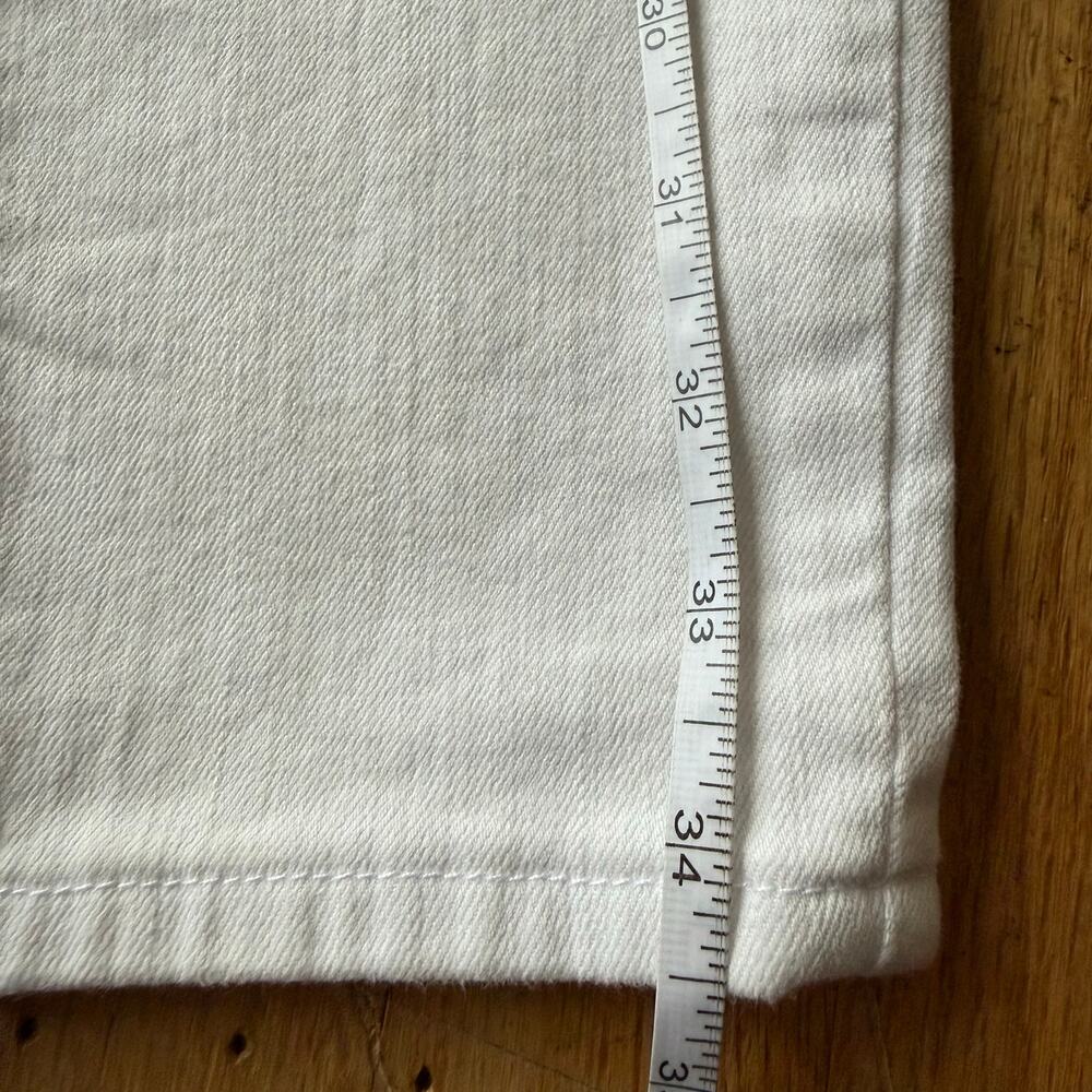 Pistola White Skinny Slim Fit Stretch Denim Jeans Sz 27 Minimal Chic Classic - Picture 6 of 8